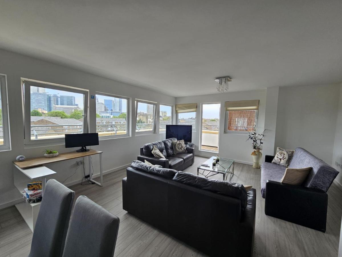Appartamento Panoramic City Views, Free Wifi, Canary Wharf Penthouse Londra