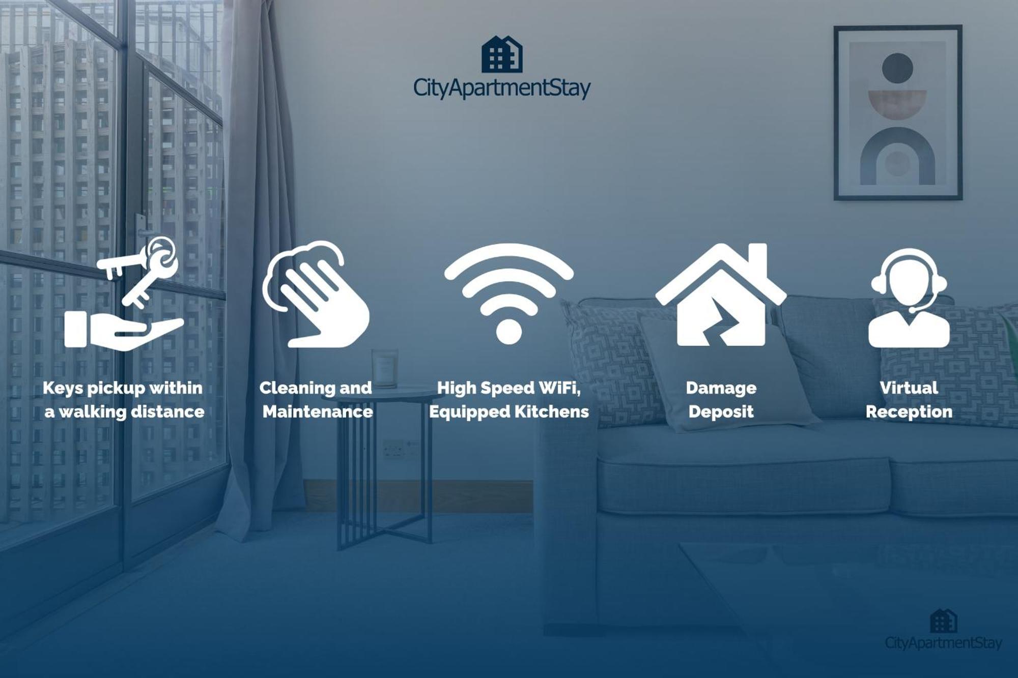 City Of London 2Br - Cityapartmentstay Appartamento