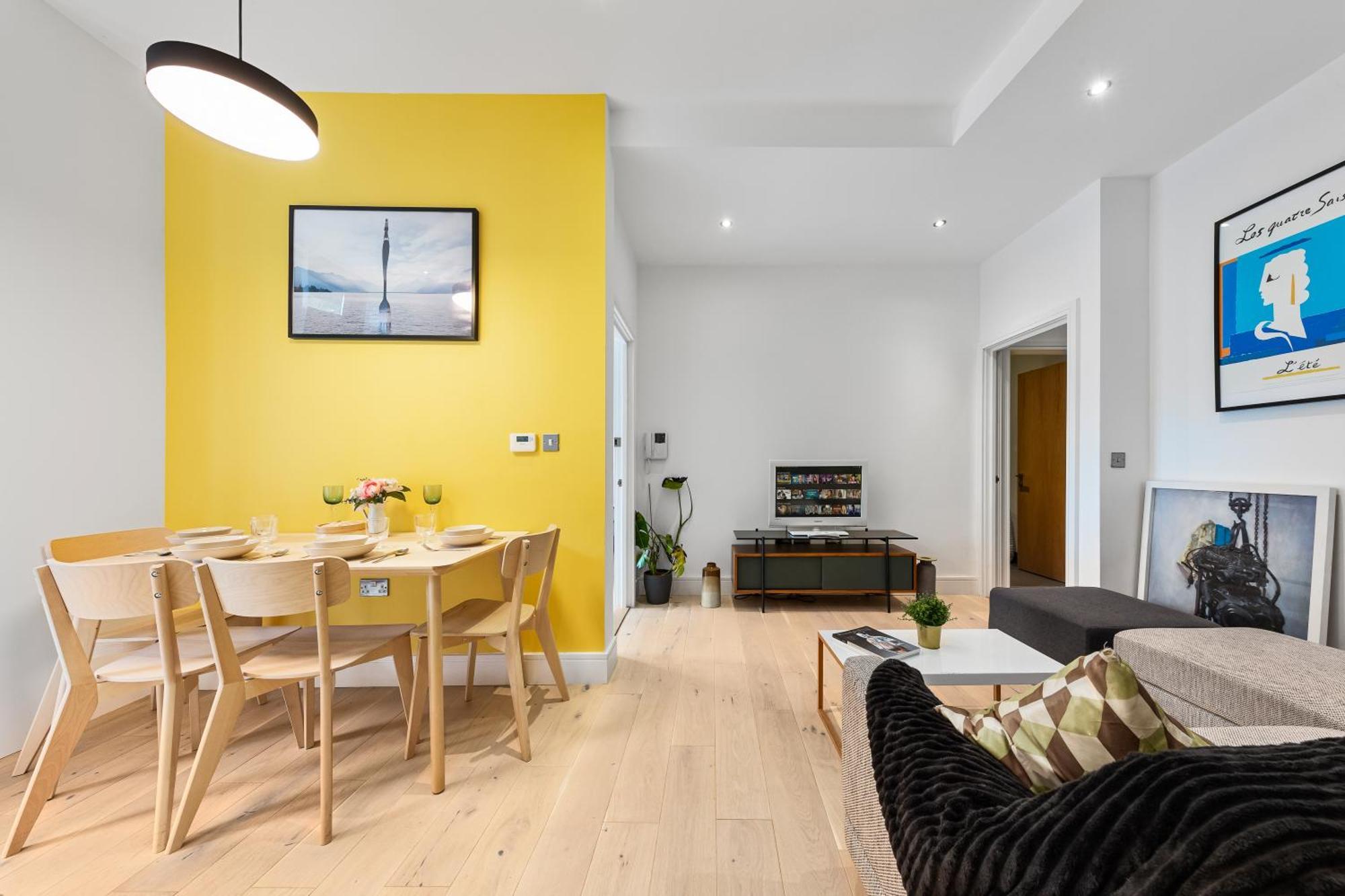 Lägenhet Trendy 2 Bed Flat In Greenwich With Car Parking London