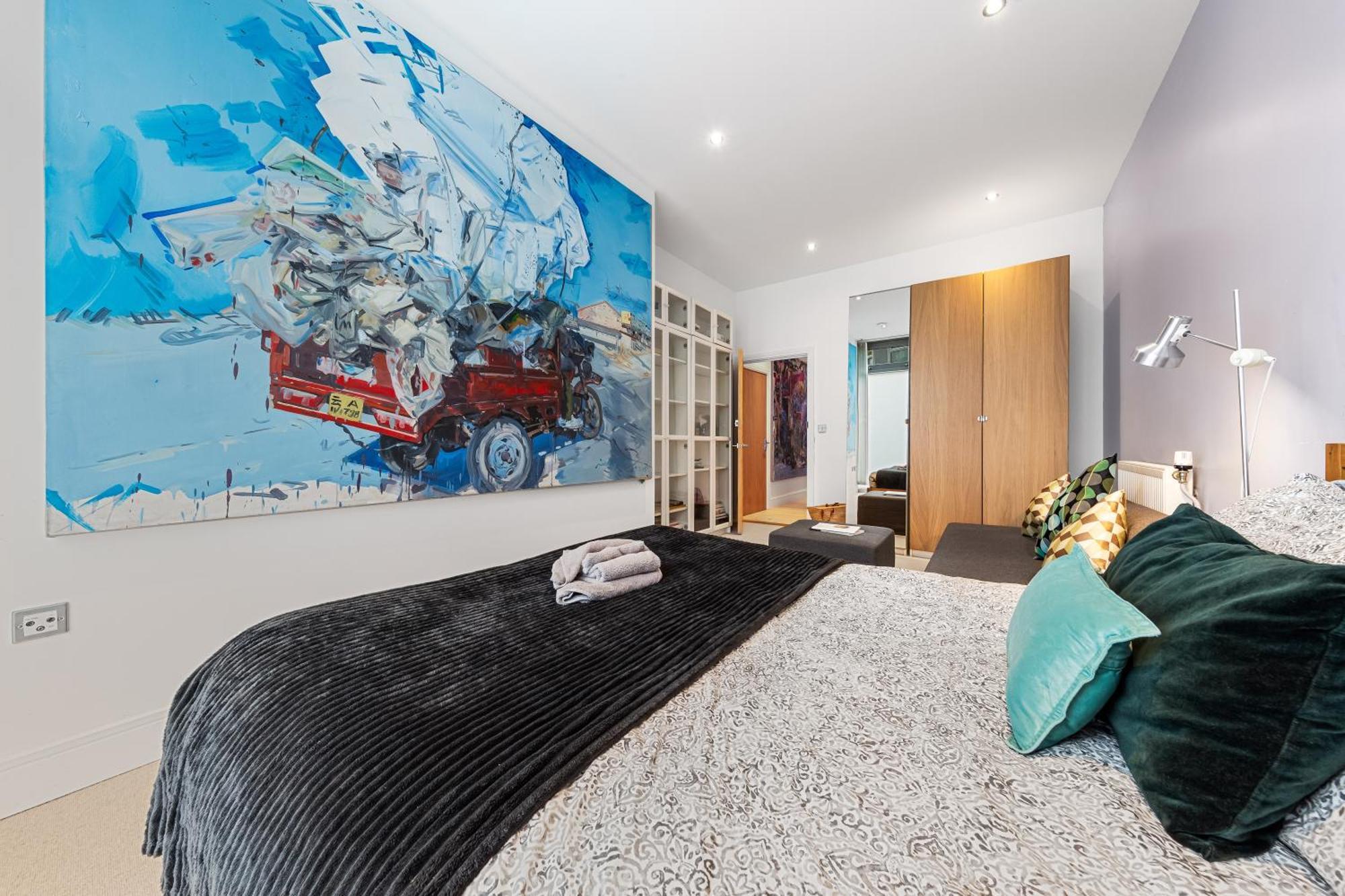 Lägenhet Trendy 2 Bed Flat In Greenwich With Car Parking London