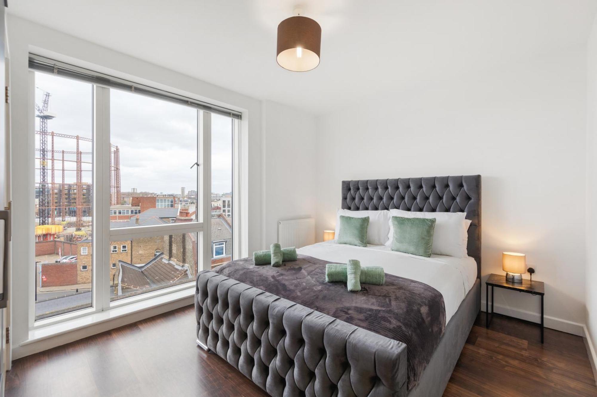 Appartement Lift & Free Parking, Modern 1 Bed Flat In Shoreditch Next To Train Station