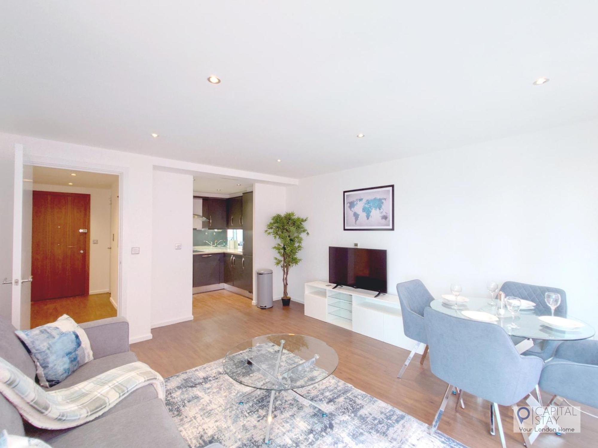 Deluxe One Bed By Excel & O2 Appartement Londen