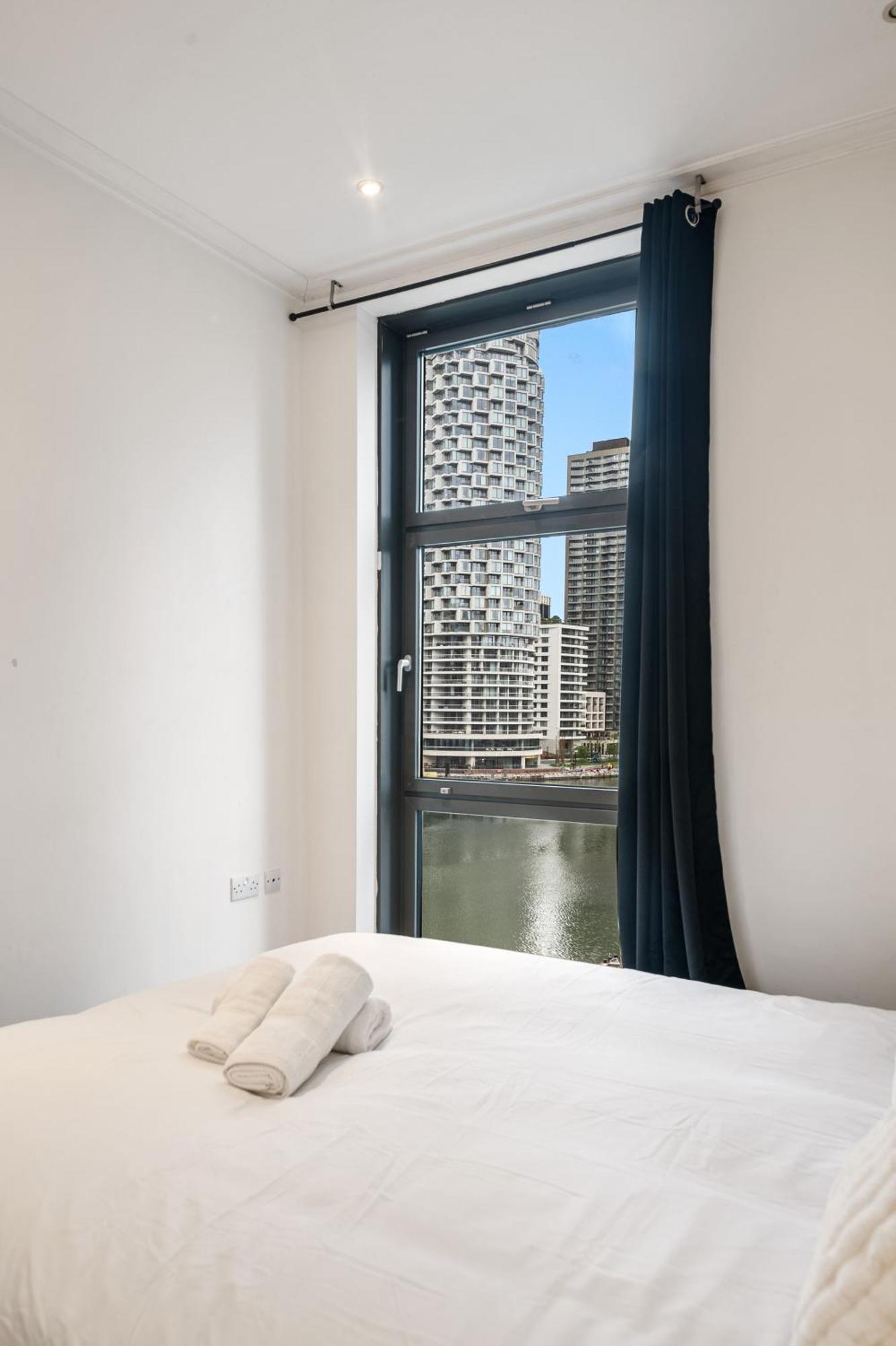 Appartement Londwell, Canary Wharf River Thames Balcony Londen
