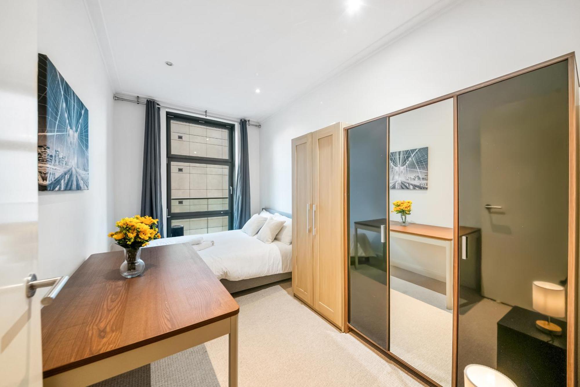 Appartement Londwell, Canary Wharf River Thames Balcony *