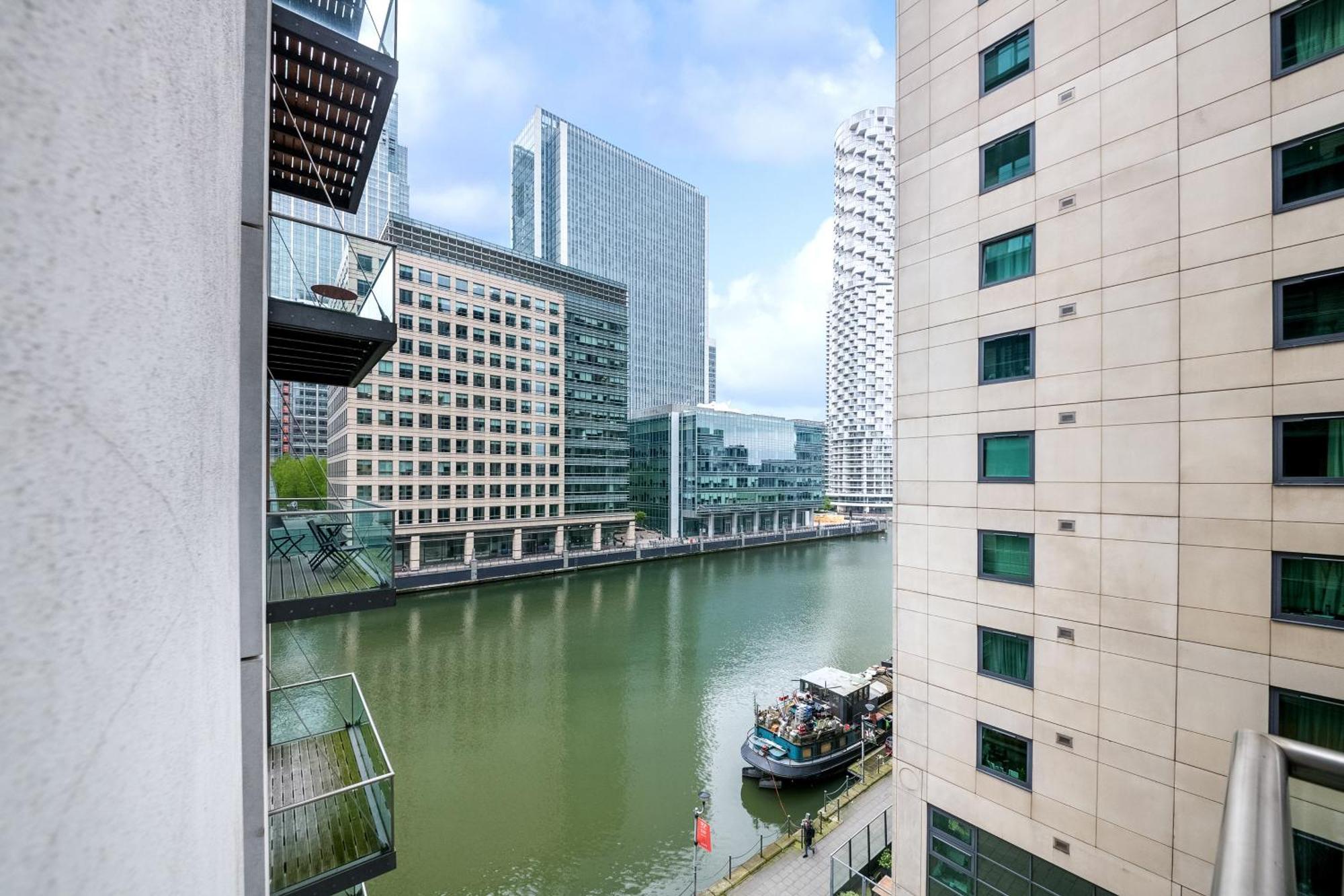 Appartement Londwell, Canary Wharf River Thames Balcony Londen