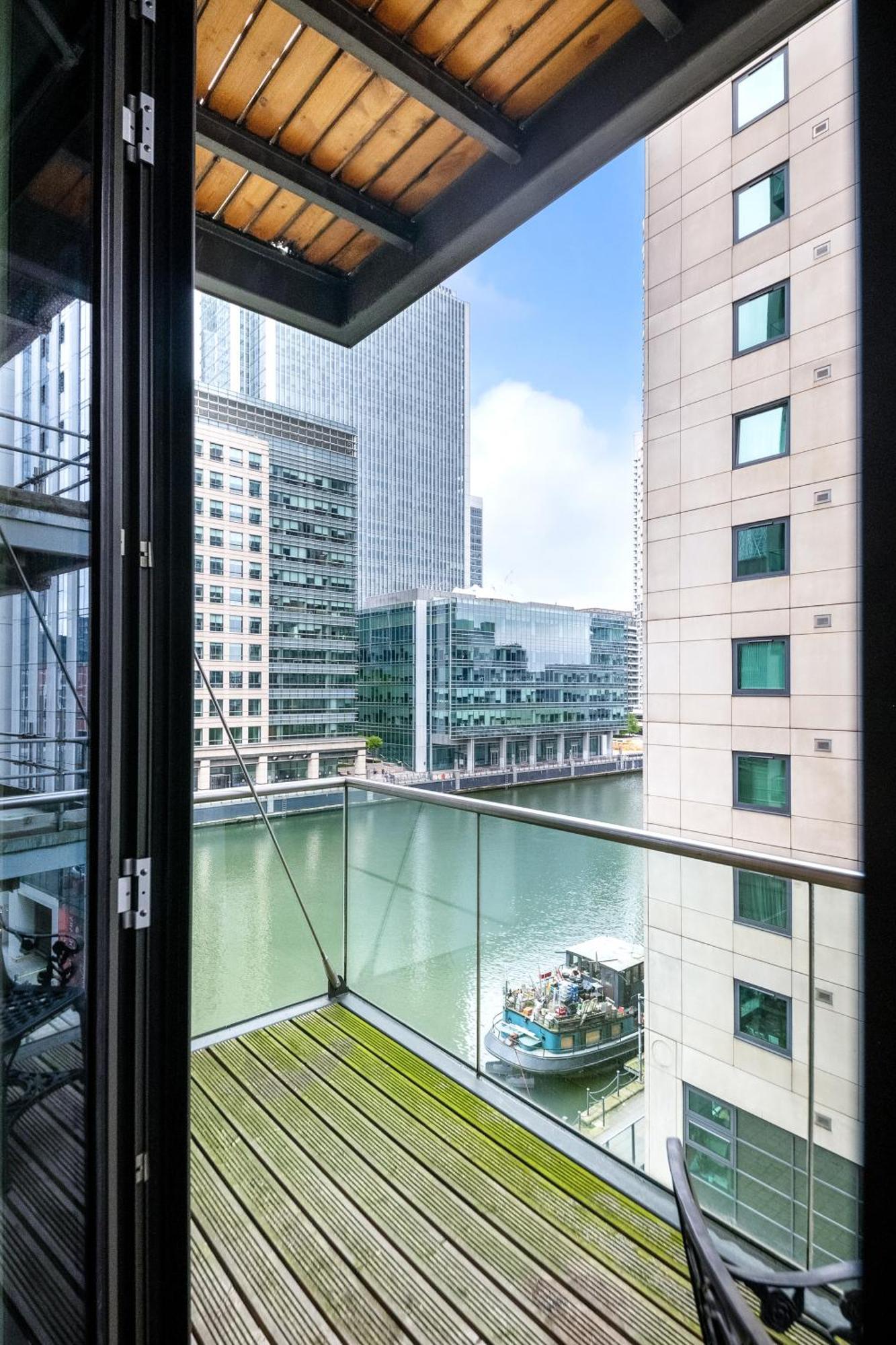 Appartement Londwell, Canary Wharf River Thames Balcony Londen