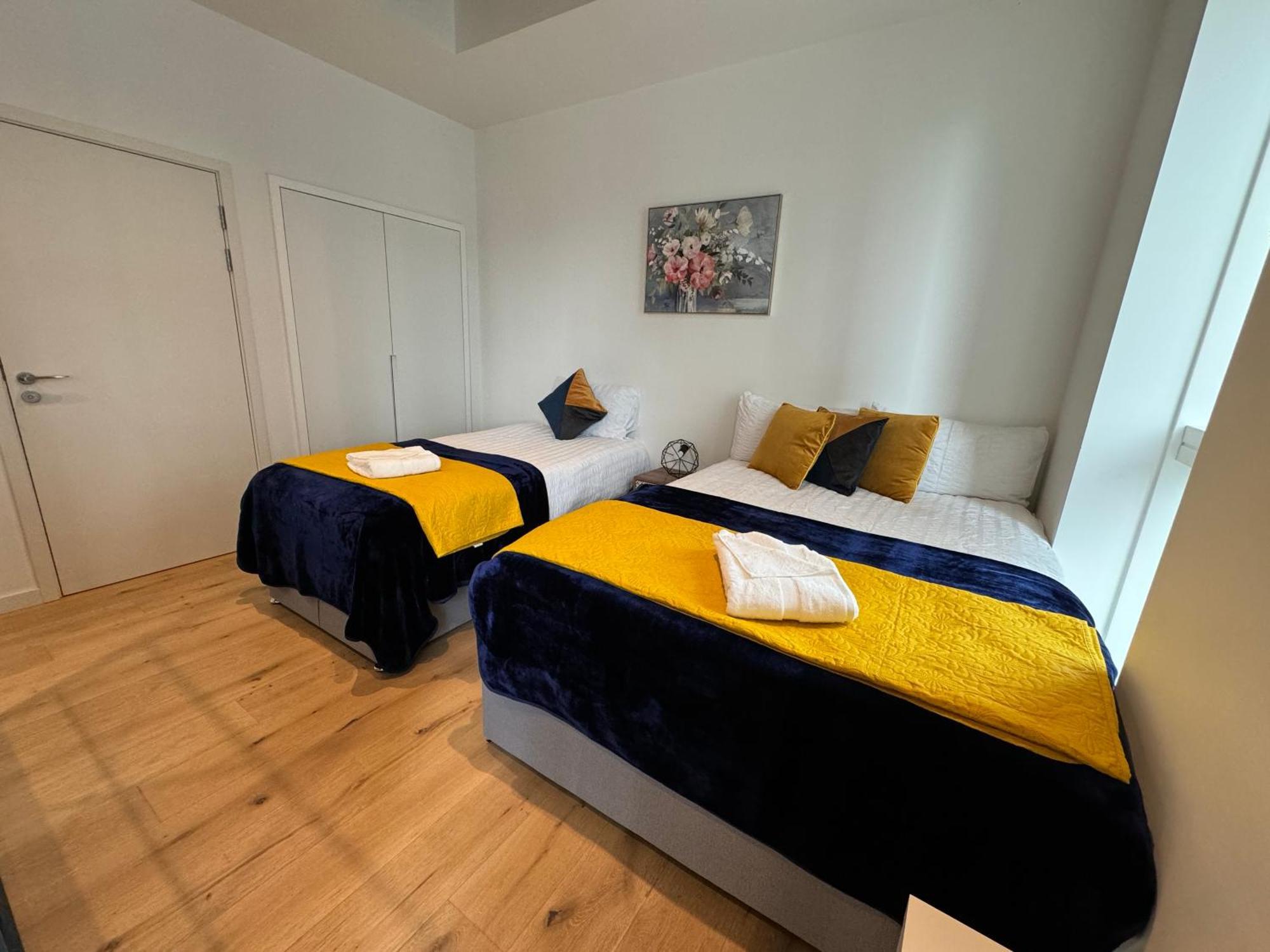 Appartement Luxury Flat With Balcony, River View, O2 Arena, Excel, Canary Wharf, Station Londres