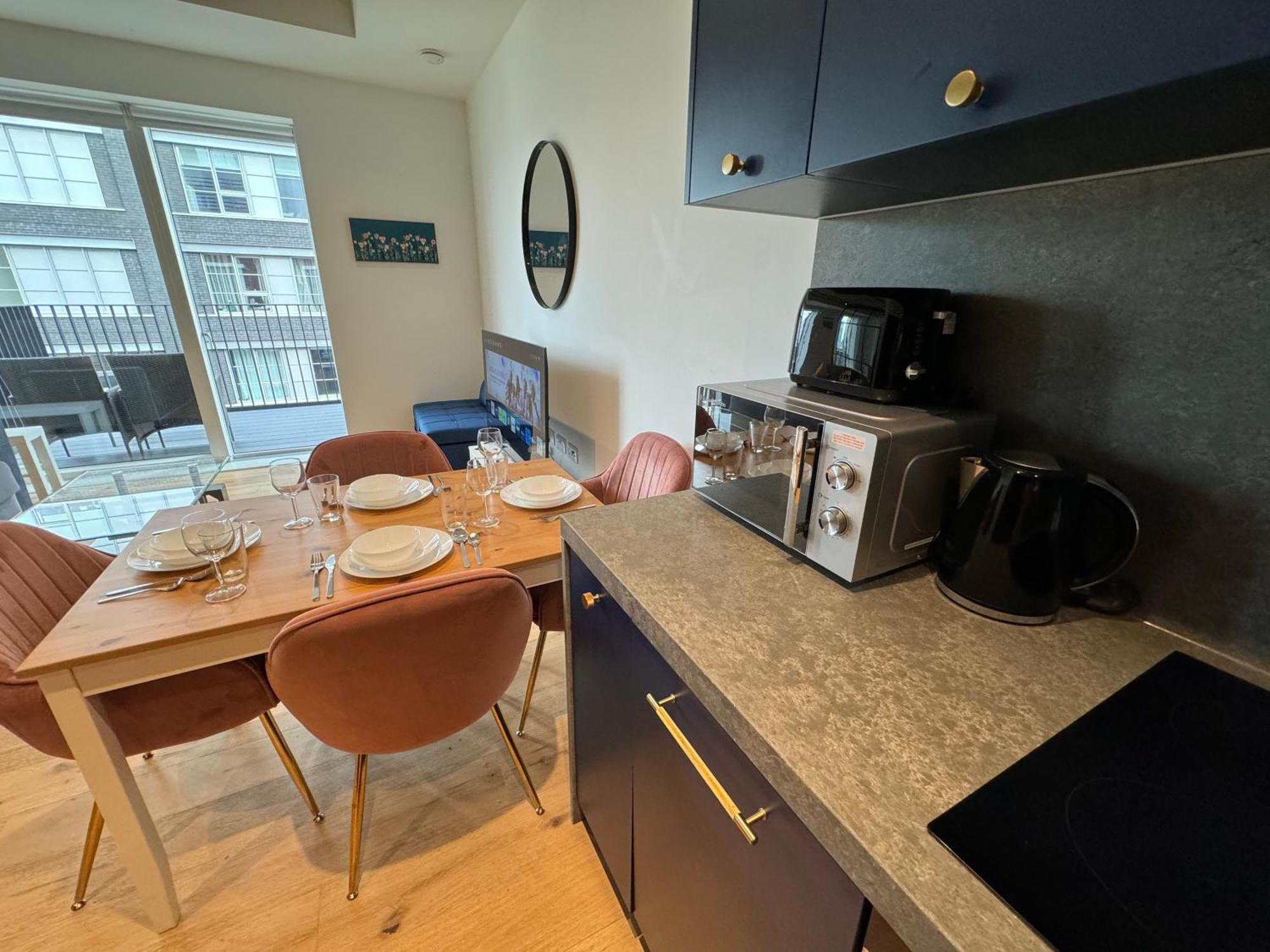 Appartement Luxury Flat With Balcony, River View, O2 Arena, Excel, Canary Wharf, Station Londres