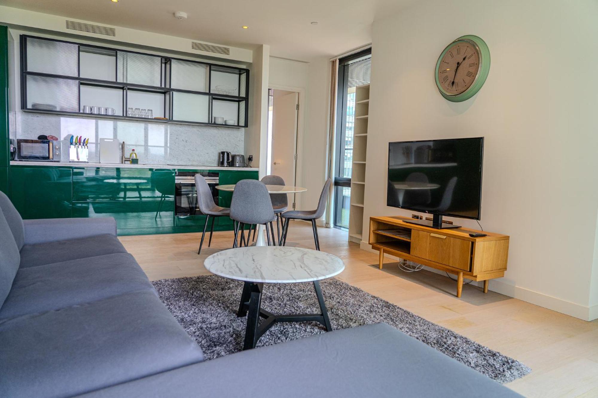 Luxury Balcony Apartment, Canary Wharf Lejlighed London