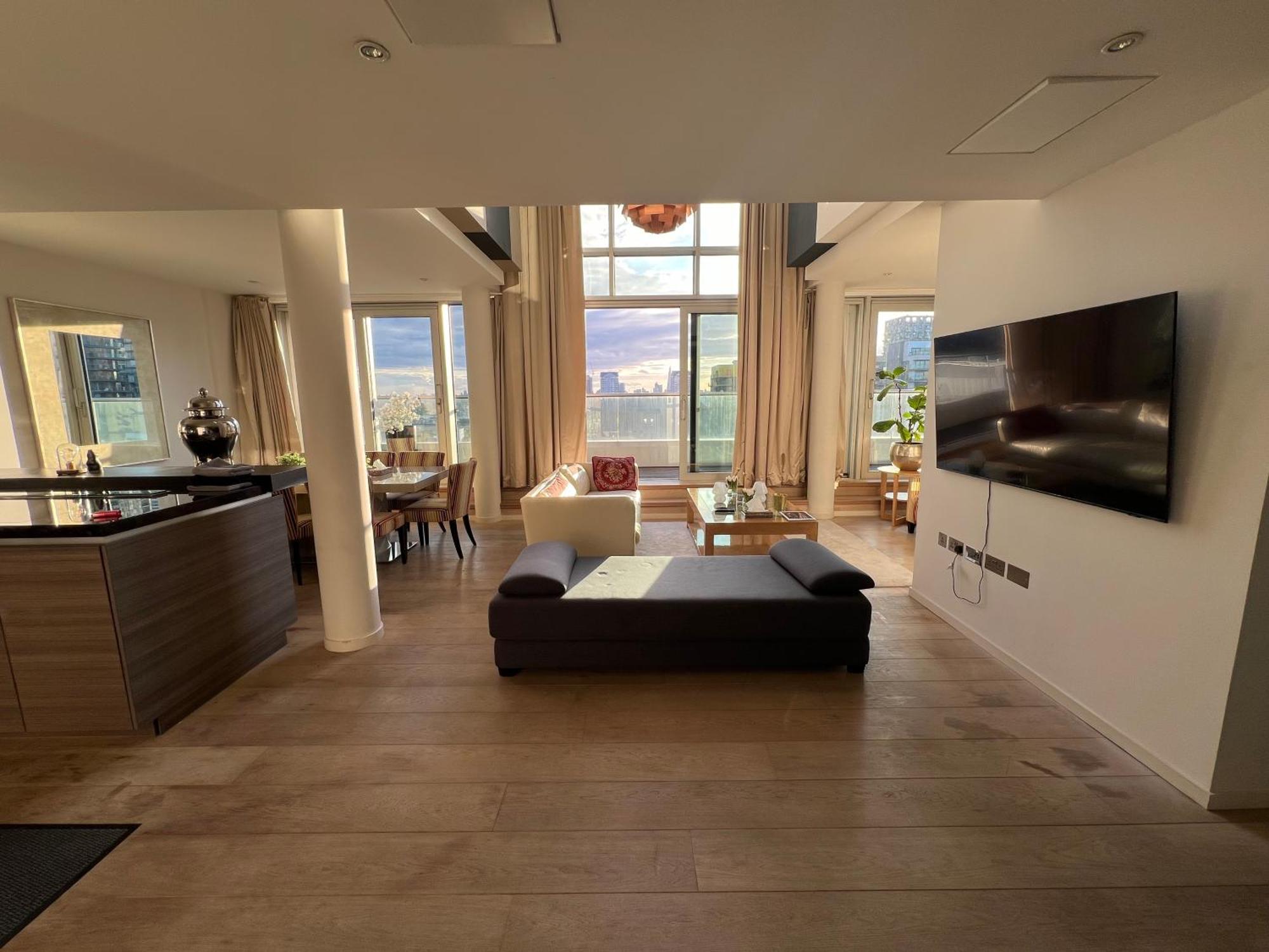 Penthouse In Canary Wharf Leilighet *