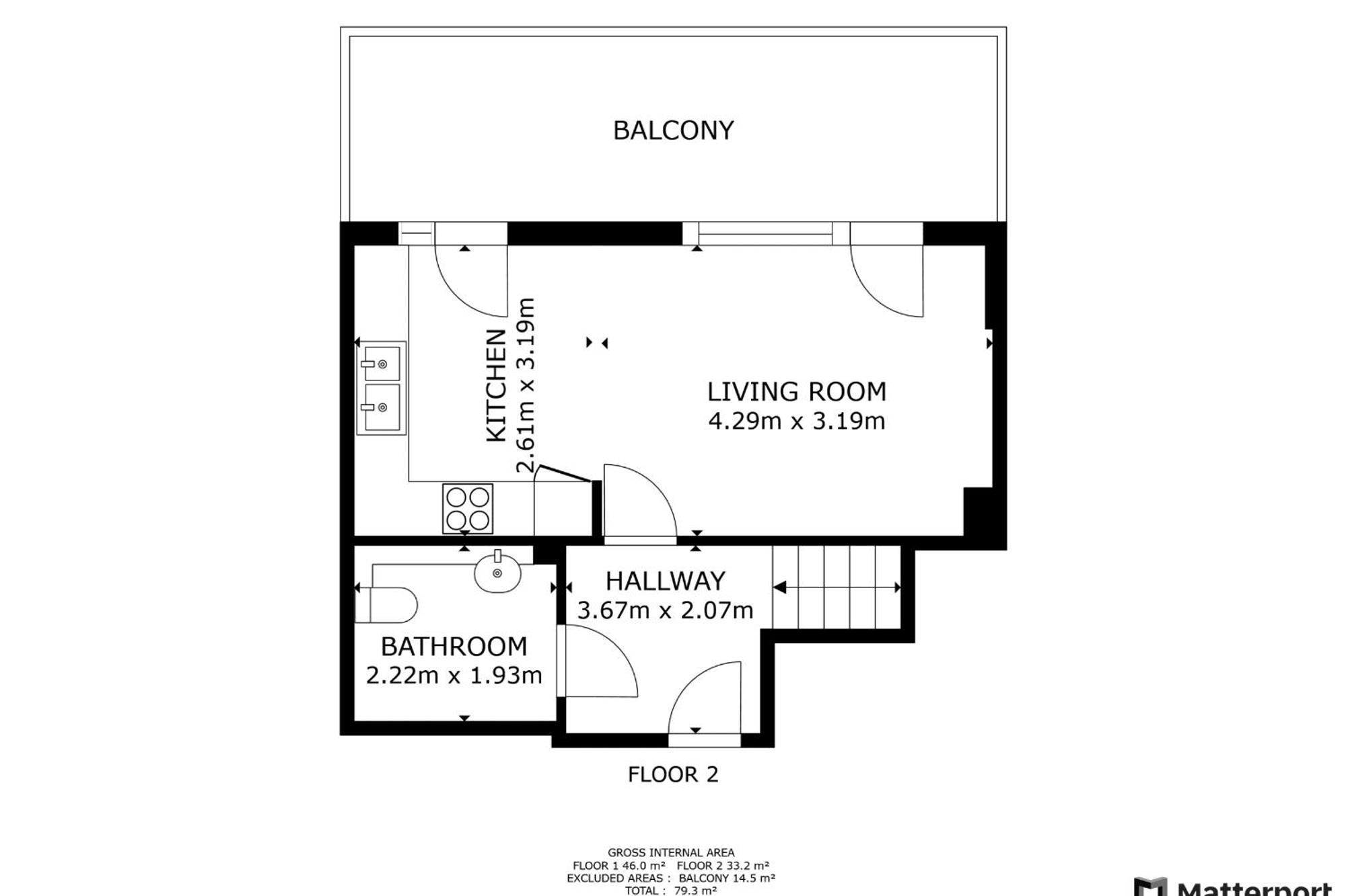 Modern Comfort Stratford 3br Duplex Lejlighed