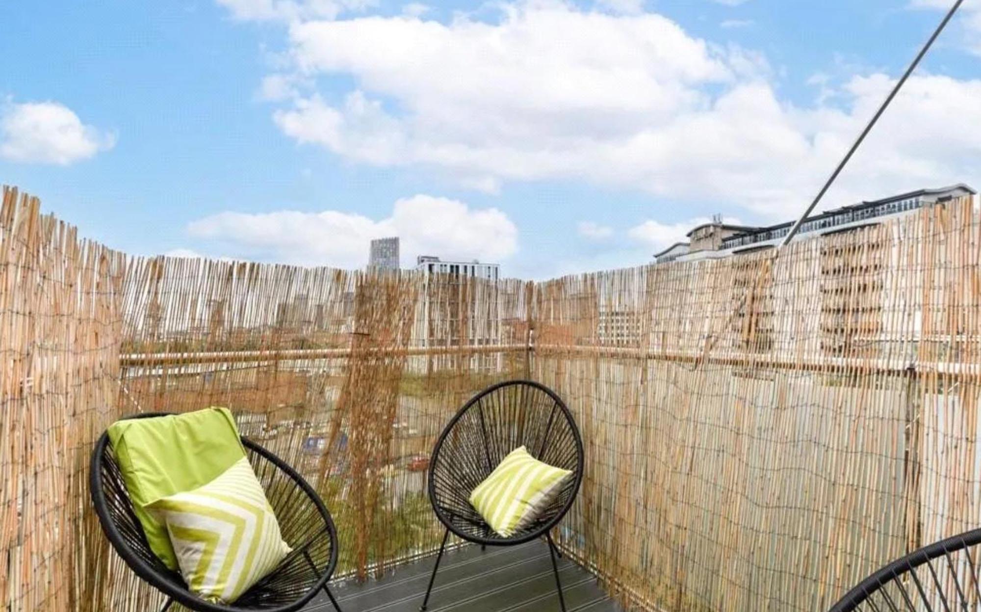 Londonaprt 1bed Balcony Gym Tv Wifi Lägenhet *