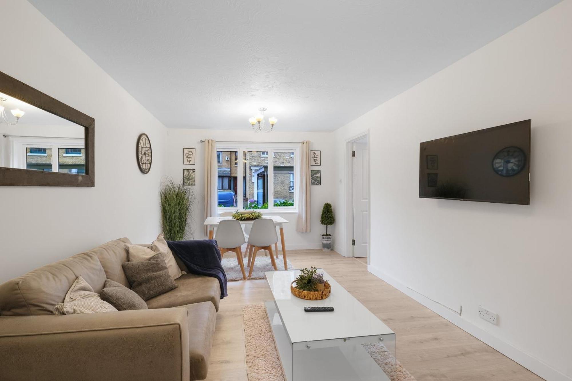 Leilighet Charming 2-bedroom, 1-bathroom In Transom Square