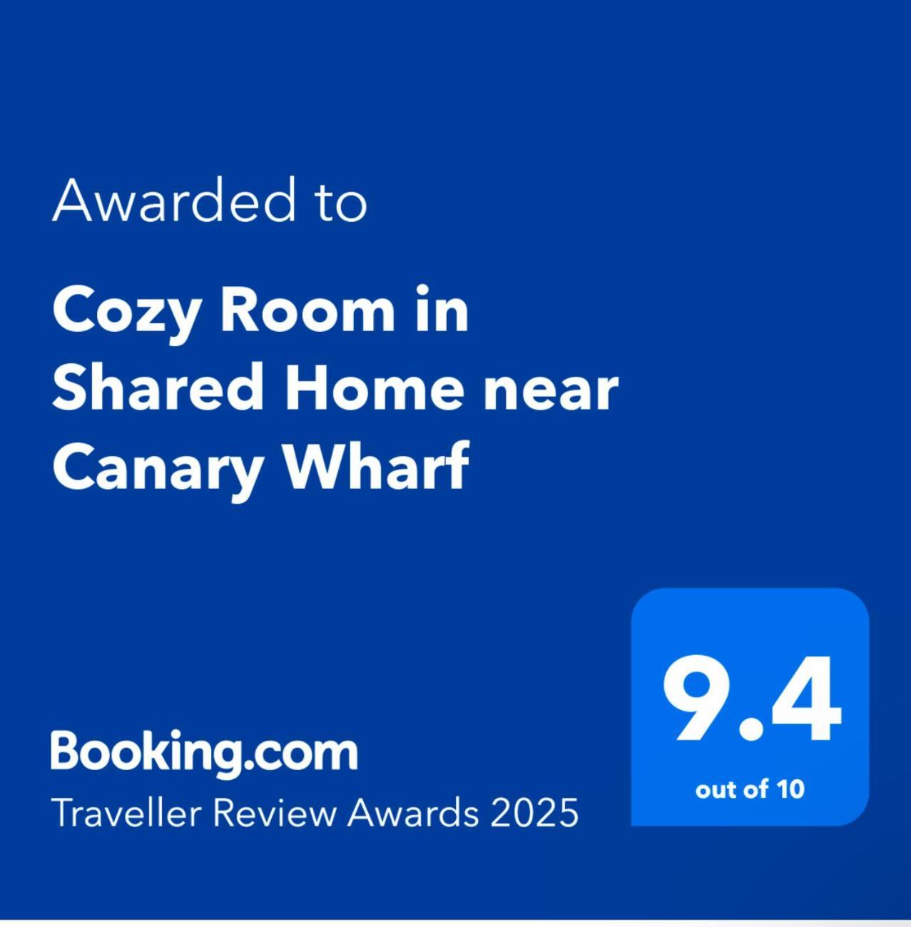 Cozy In Shared Near Canary Wharf Alloggio in famiglia