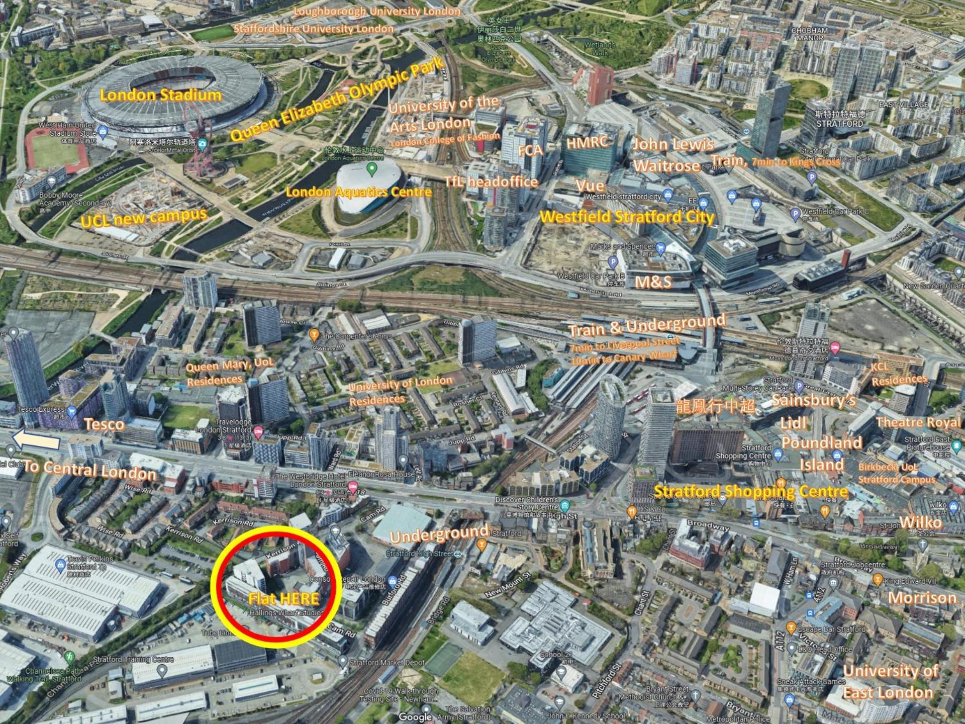 Aparthotel Deluxe Entire With 2x Bedrooms, 2x Bathrooms And A Big Living In The Olympic Park And Westfield At Stratford *
