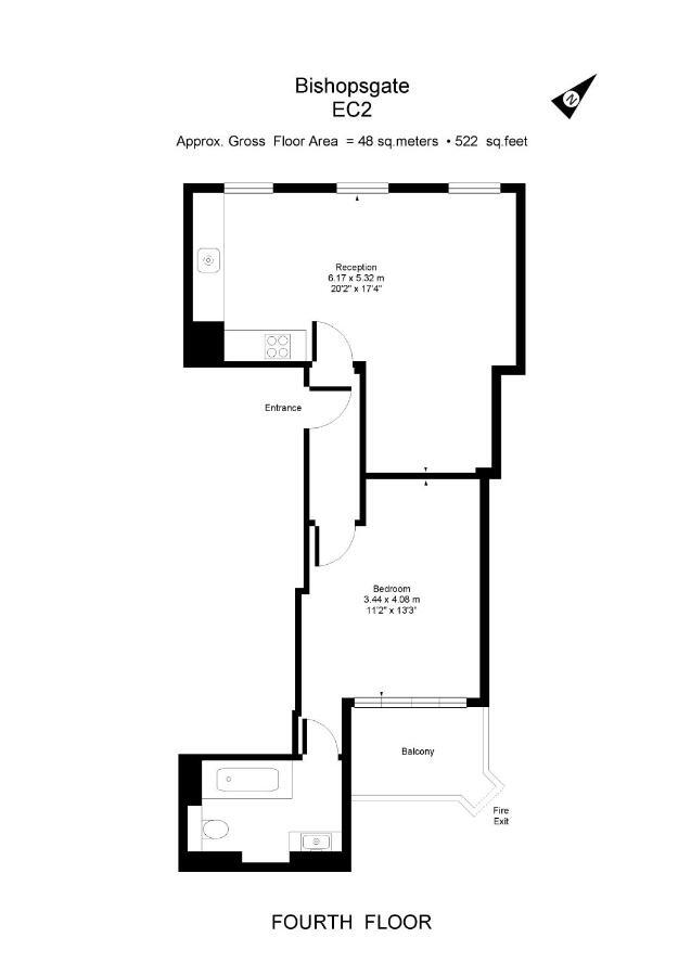 4, 48 Bishopsgate By Living * London