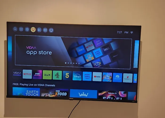 Flat With Work Station, Monitor, Smart Tv & Netflix