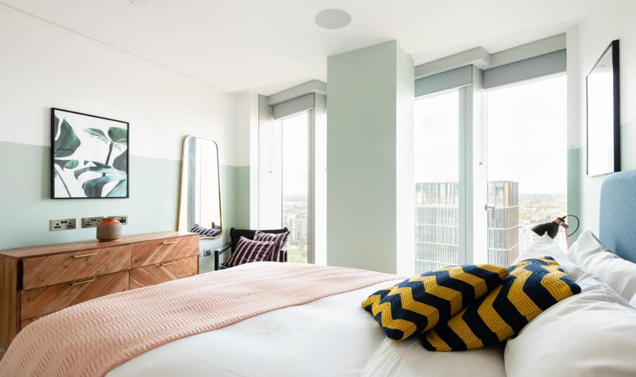 The Stratford Escape - Modern & Bright 2bdr Loft With Amazing Views Lägenhet *