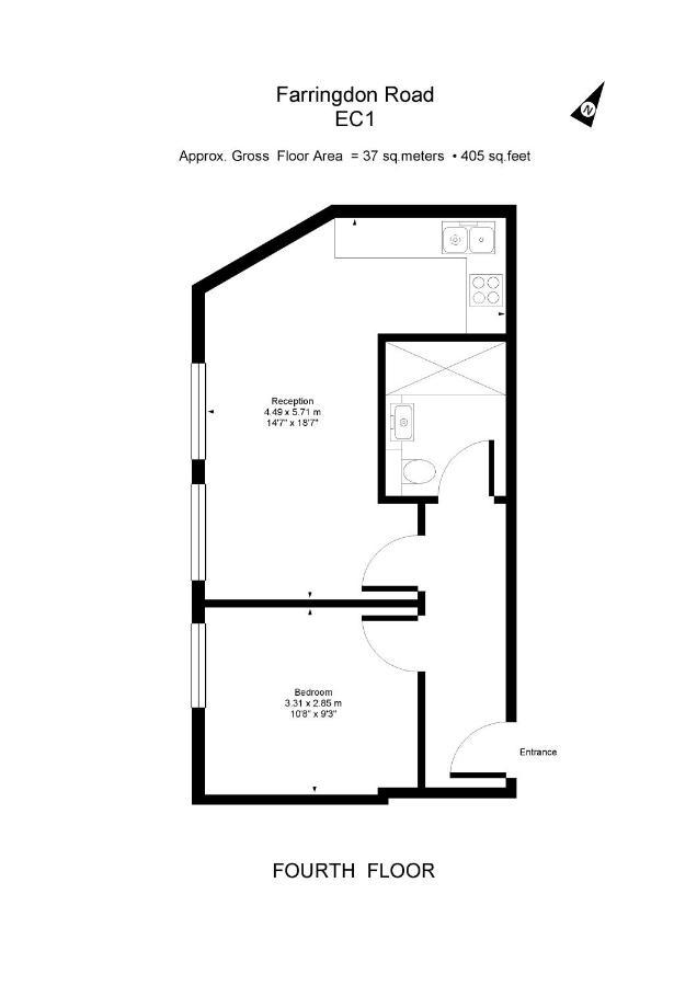 Heinze Flat 402 - One Bedroom Fourth Floor Flat By Living Holiday home London