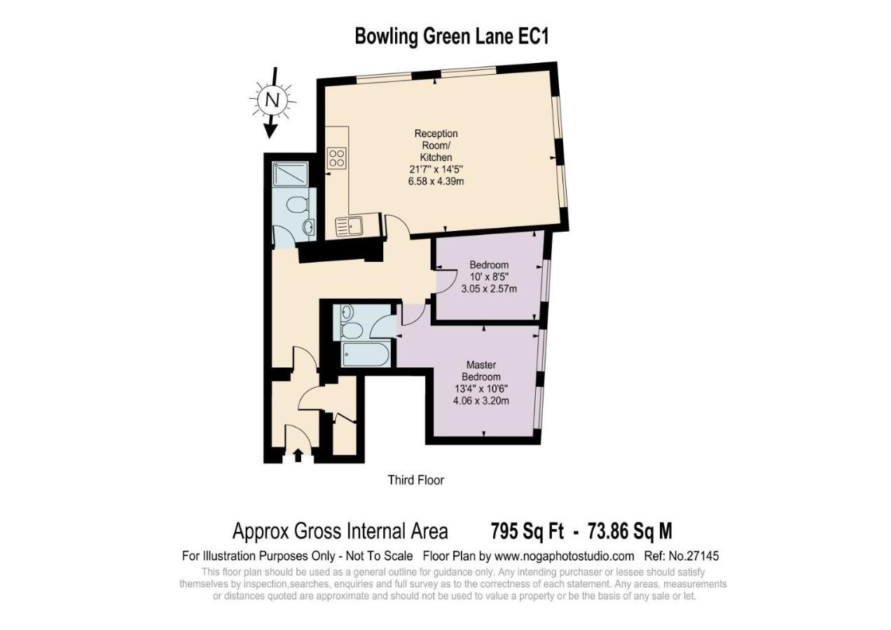 Mulberry Flat 2 - Two Bedroom 1st Floor By Living London