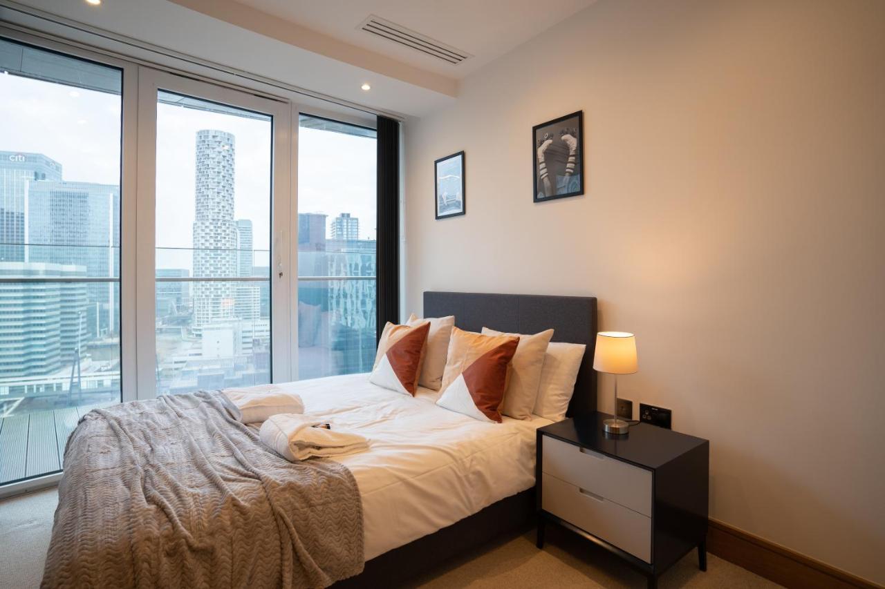 Lägenhet Canary Wharf Luxury Flat W/ View & Terrace *