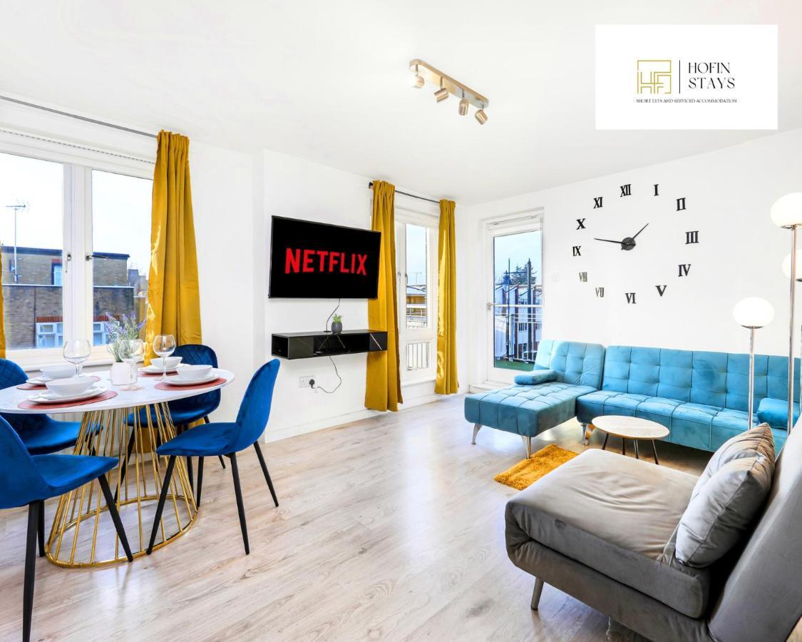 2 Modern Double Bed For 6 Guests By Hofin Short Lets & Serviced Appartamento *