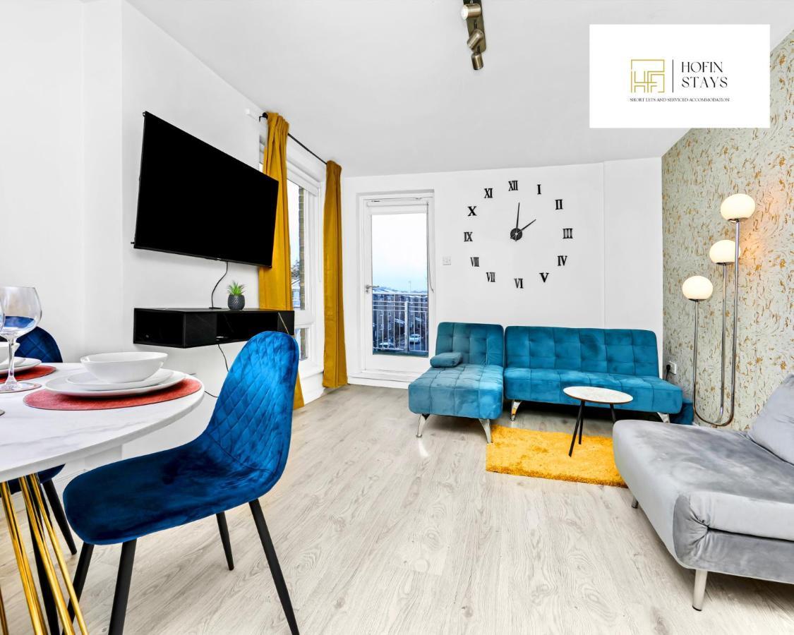 2 Modern Double Bed For 6 Guests By Hofin Short Lets & Serviced Appartamento *
