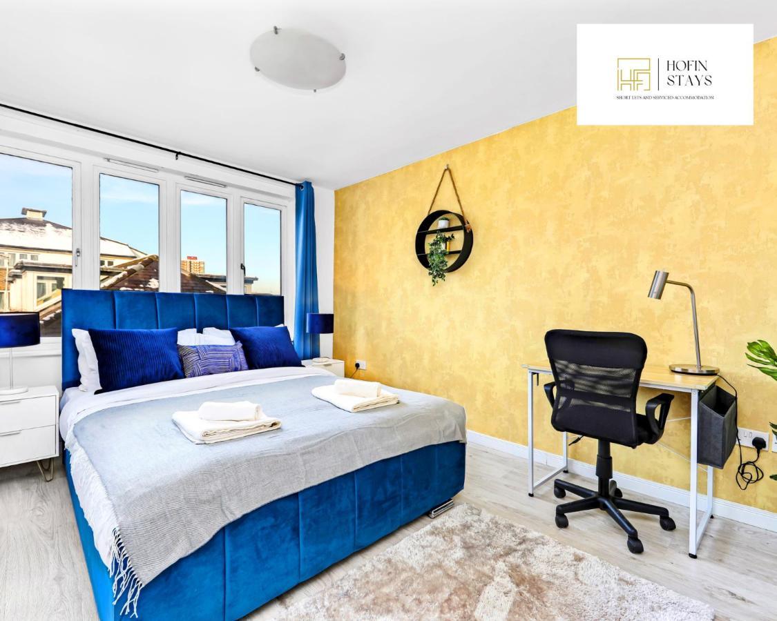 2 Modern Double Bed For 6 Guests By Hofin Short Lets & Serviced Appartamento Londra