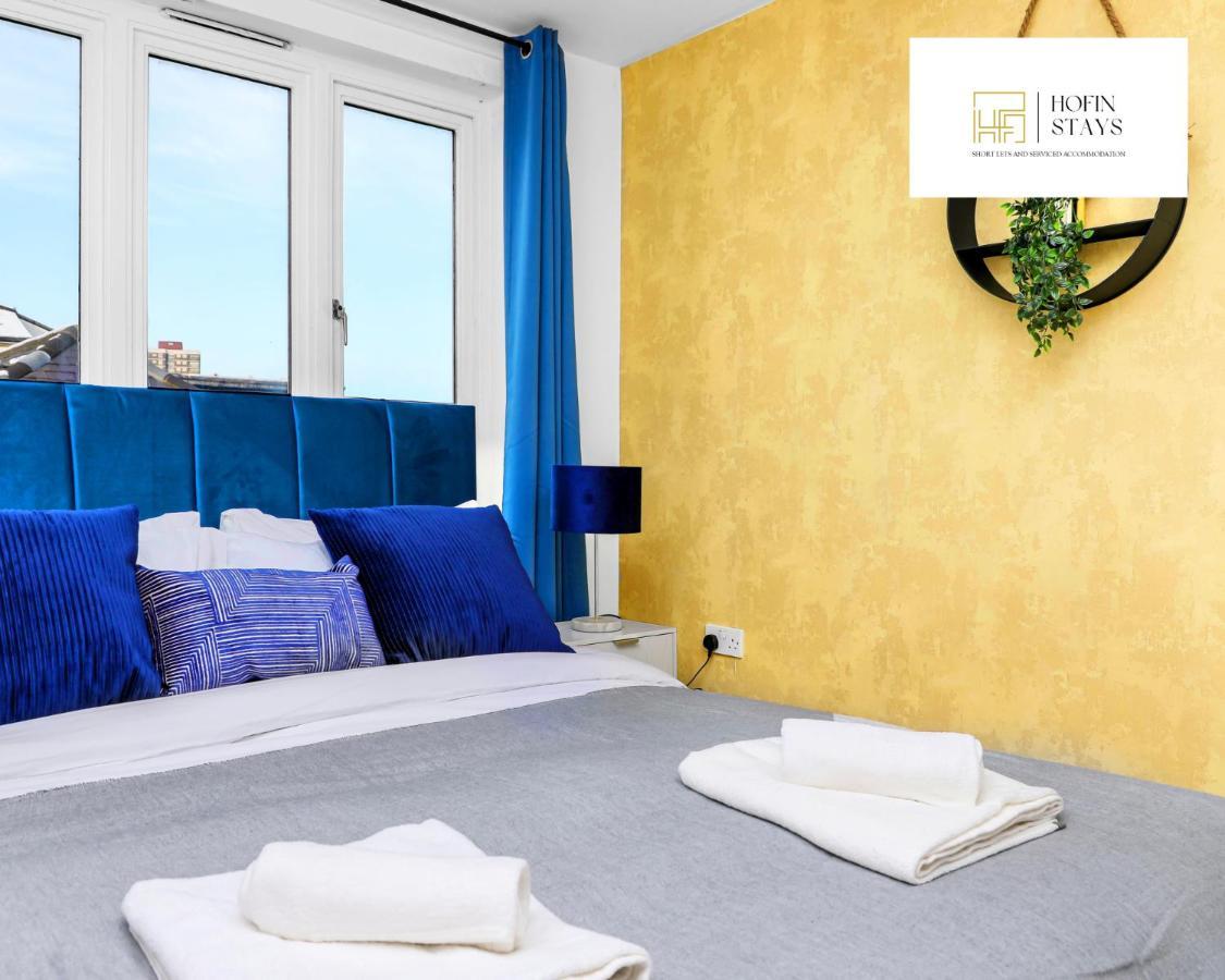 2 Modern Double Bed For 6 Guests By Hofin Short Lets & Serviced Appartamento *