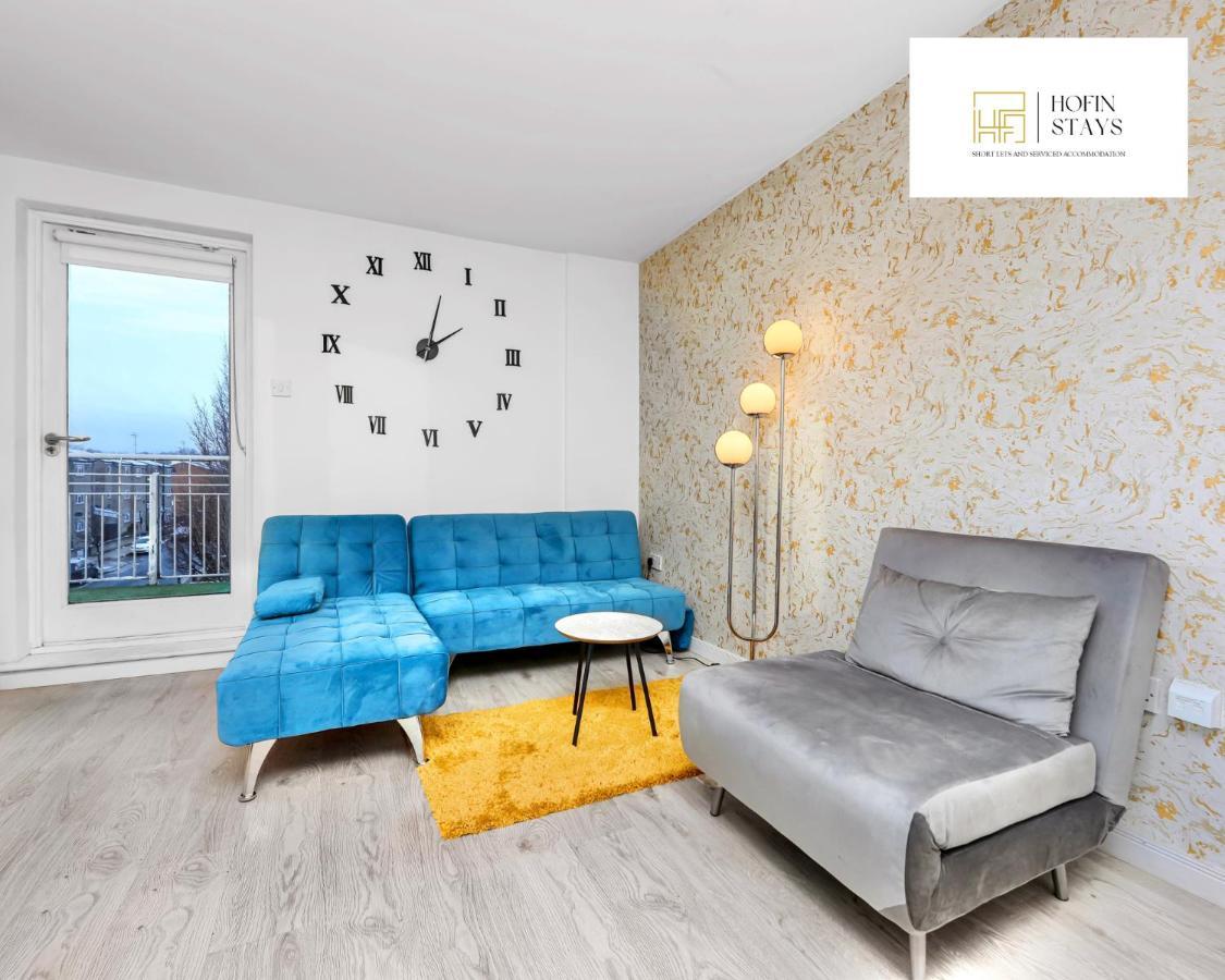2 Modern Double Bed For 6 Guests By Hofin Short Lets & Serviced Appartamento Londra