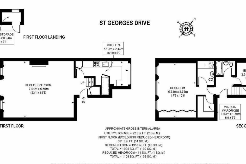 Stunning Grand 2 Bed, 2 Bath Apartment, Appartement