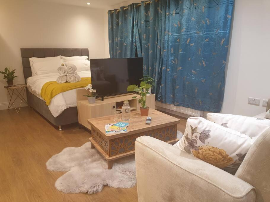 New - Bright Studio Loft King Bed In Quiet Street Near Parks 1074 Lo London