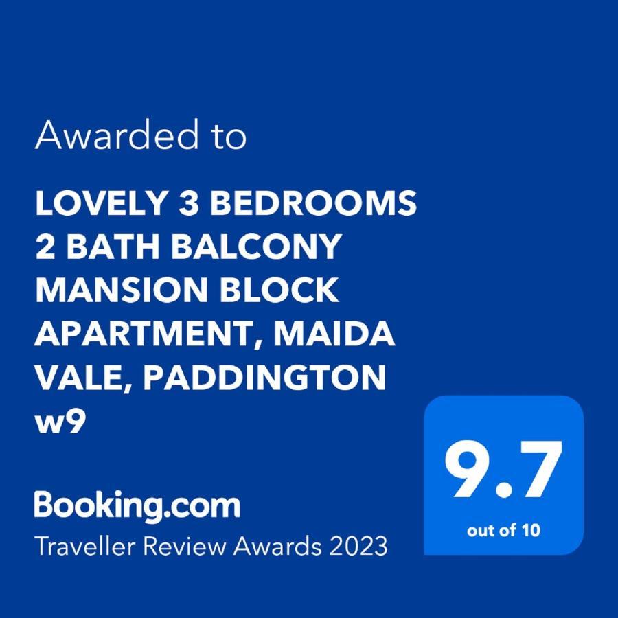 Leilighet Lovely 3 Bedrooms, 2 Bath, Balcony Mansion Block, Hyde Park, Oxford Street, Maida Vale, Paddington W9