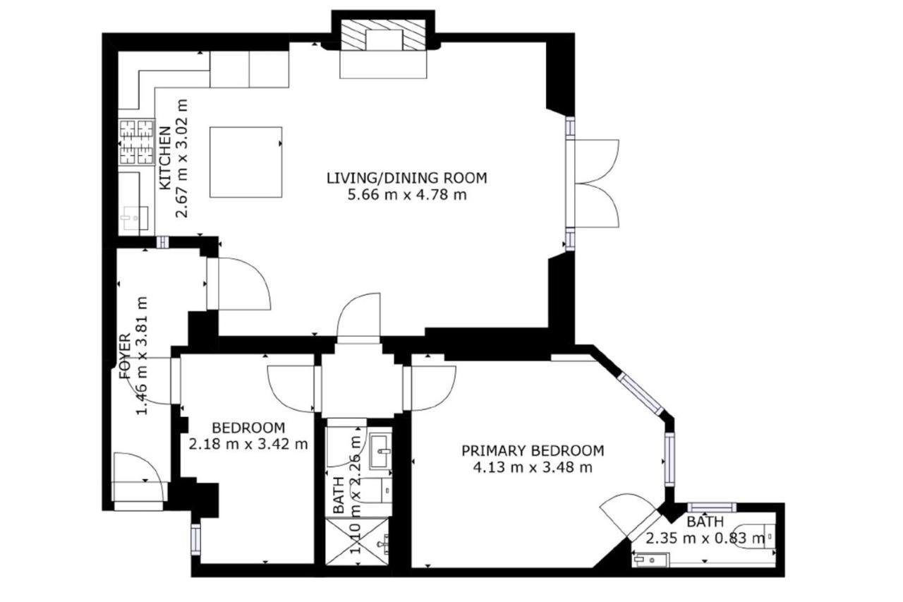 Appartamento Alfred Hitchcock's Garden Flat *