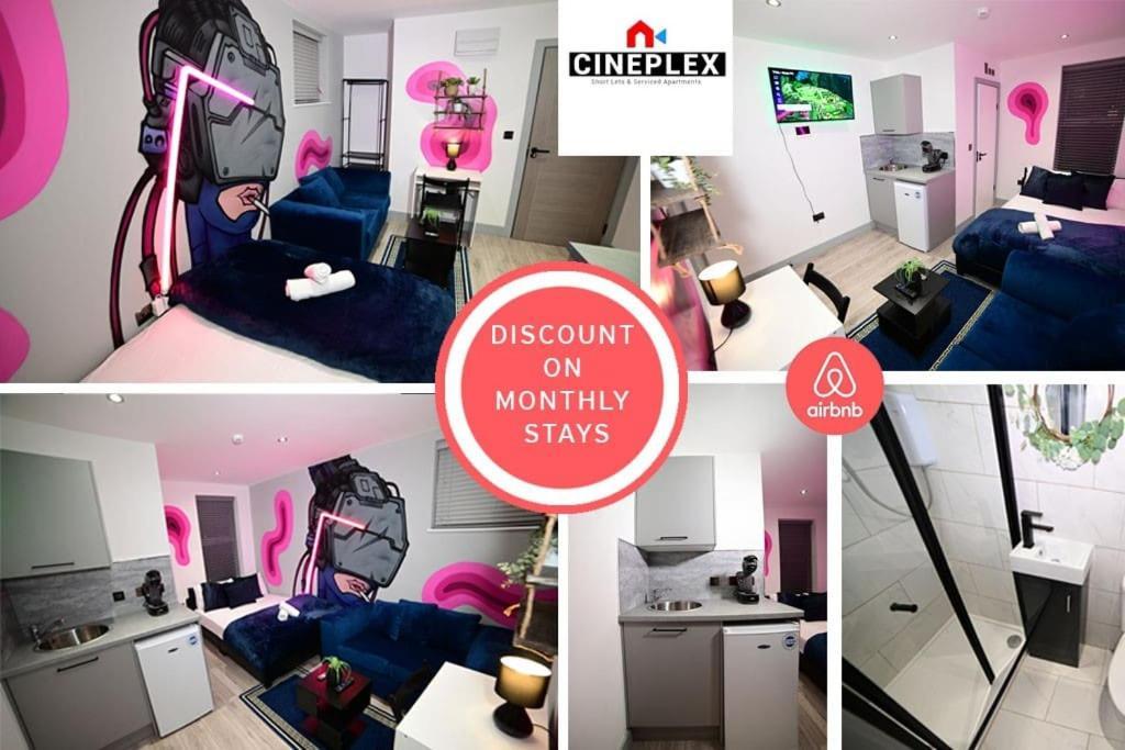 Double Bed Studio Flat With Netflix Flat B Unit C2 Wifi Disney By Cineplex Short Lets Serviced