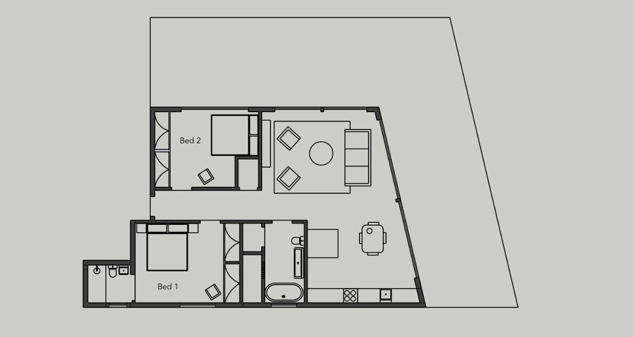 Apartment Penthouse. Roof Terrace. Shoreditch. Ac London