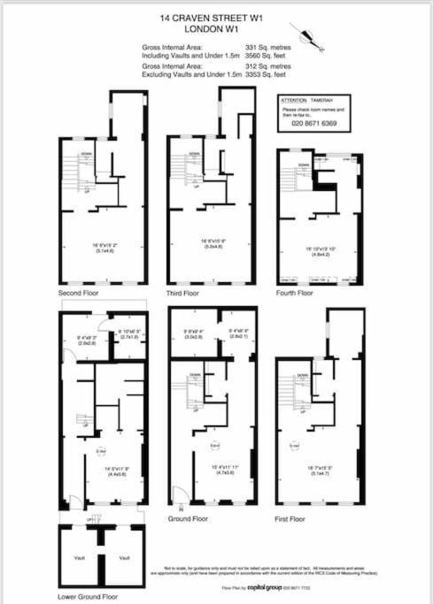 Arcore Premium Craven Street Apartment