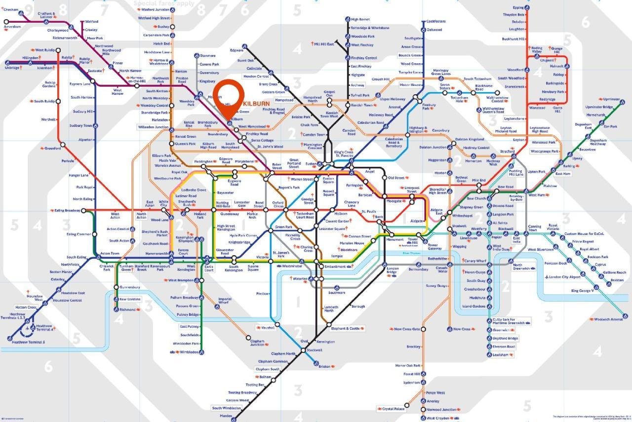 Location 2 Bed Flat, Zone Ii, Nw6 Appartement *