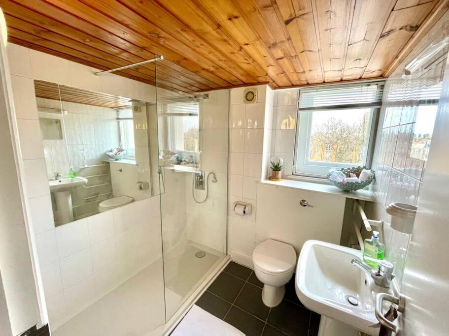 High-ceiling Flat With Rooftop & Skyline View Leilighet London