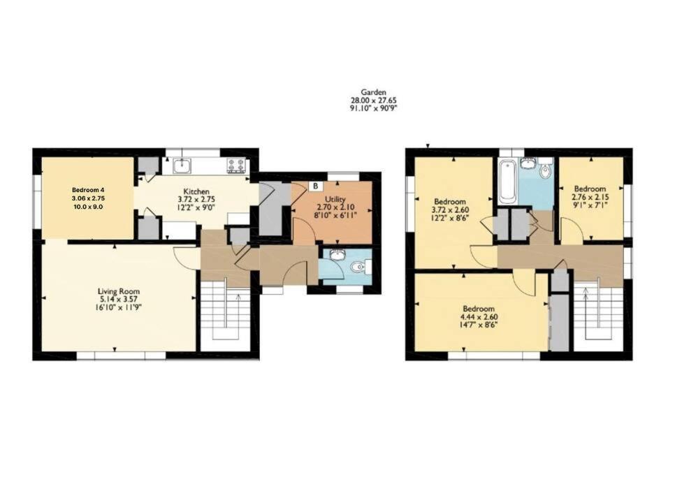 Semesterbostad Unique 4 Bed Detached House In East
