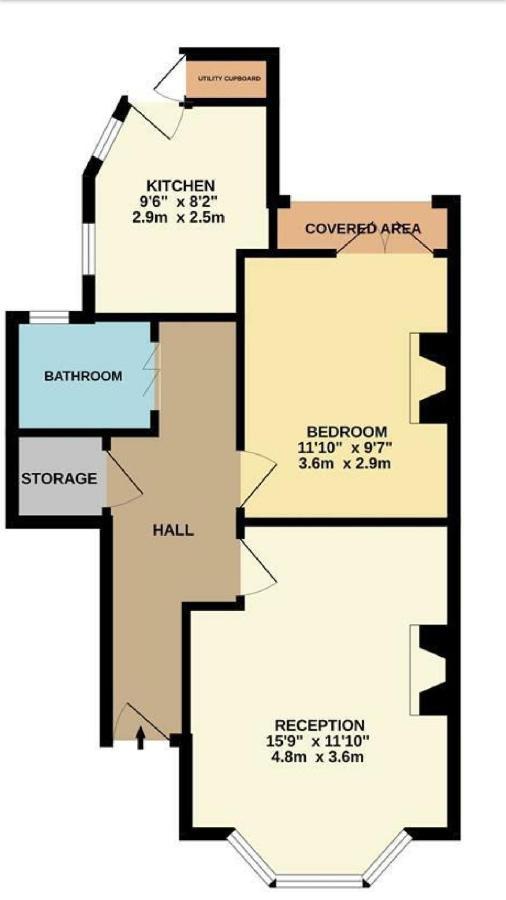 Walthamstow 1 Bed Lejlighed *