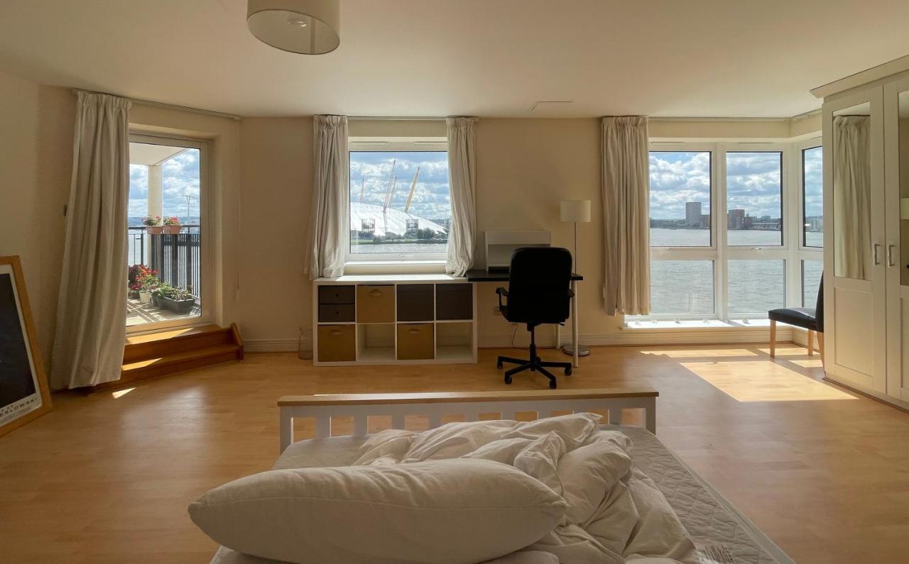 Very Large Ensuite With Wonderful View Over The River Thames In A Peaceful & Calm Residential Building - Shared Flat With 1 Host Alloggio in famiglia *