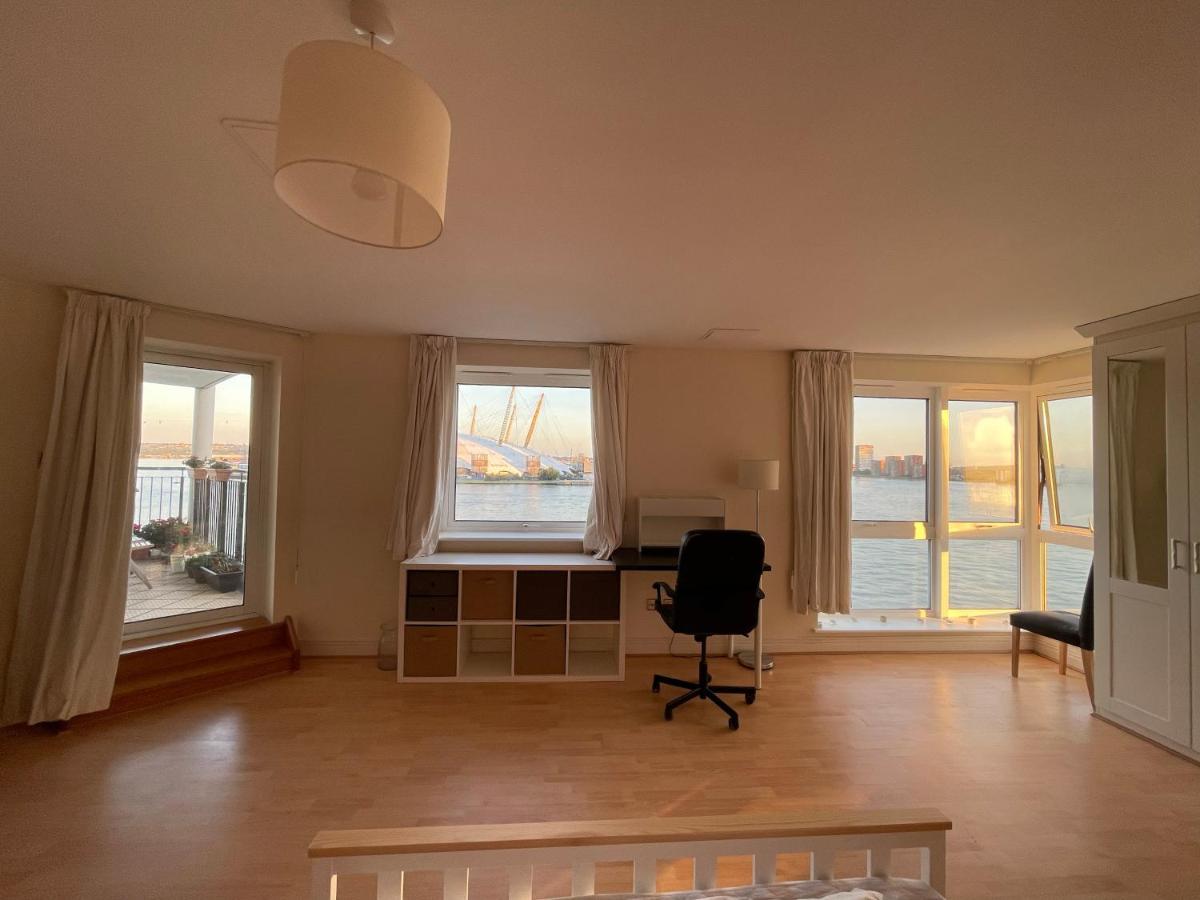 Very Large Ensuite With Wonderful View Over The River Thames In A Peaceful & Calm Residential Building - Shared Flat With 1 Host Alloggio in famiglia Londra