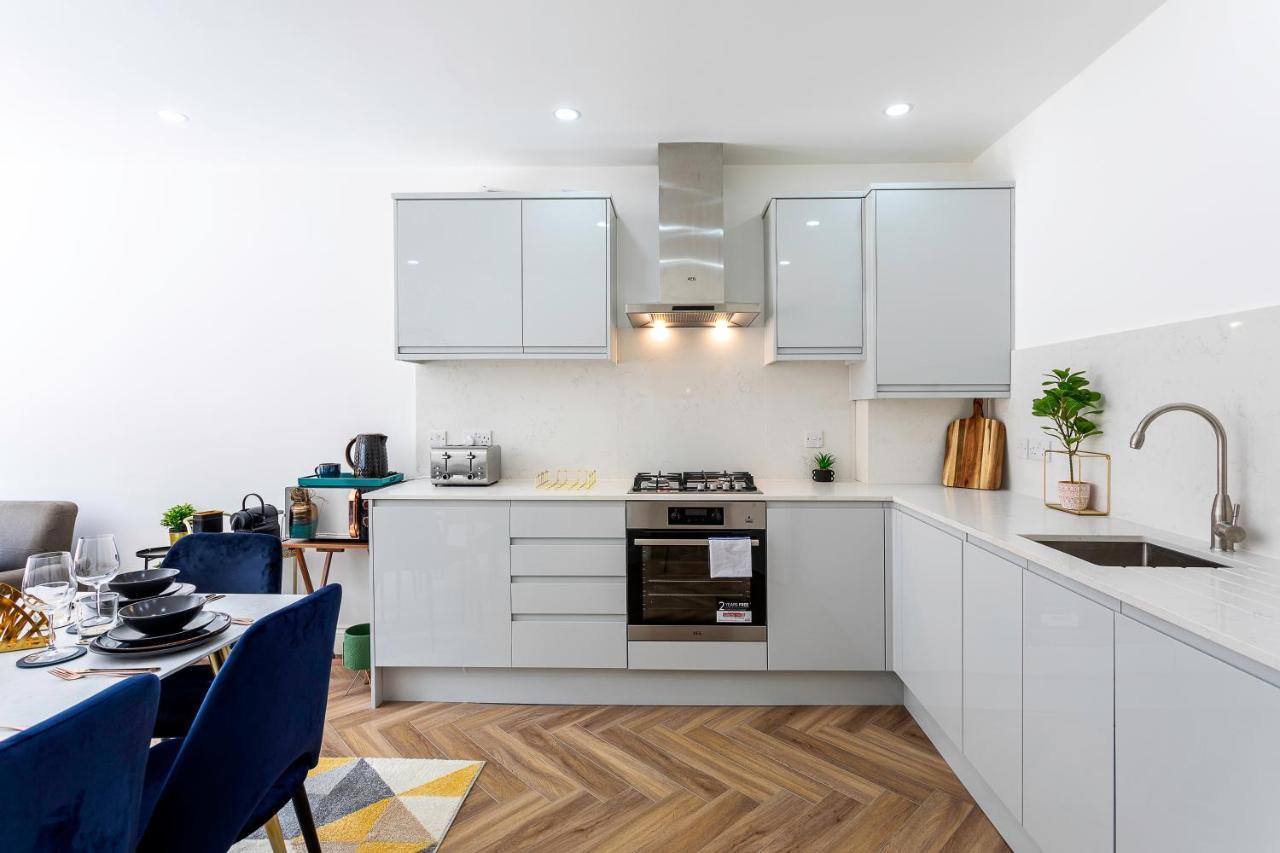 Appartement Stunning West Garden Flat 4bed 2 Bath Free Parking 10 Occupancy