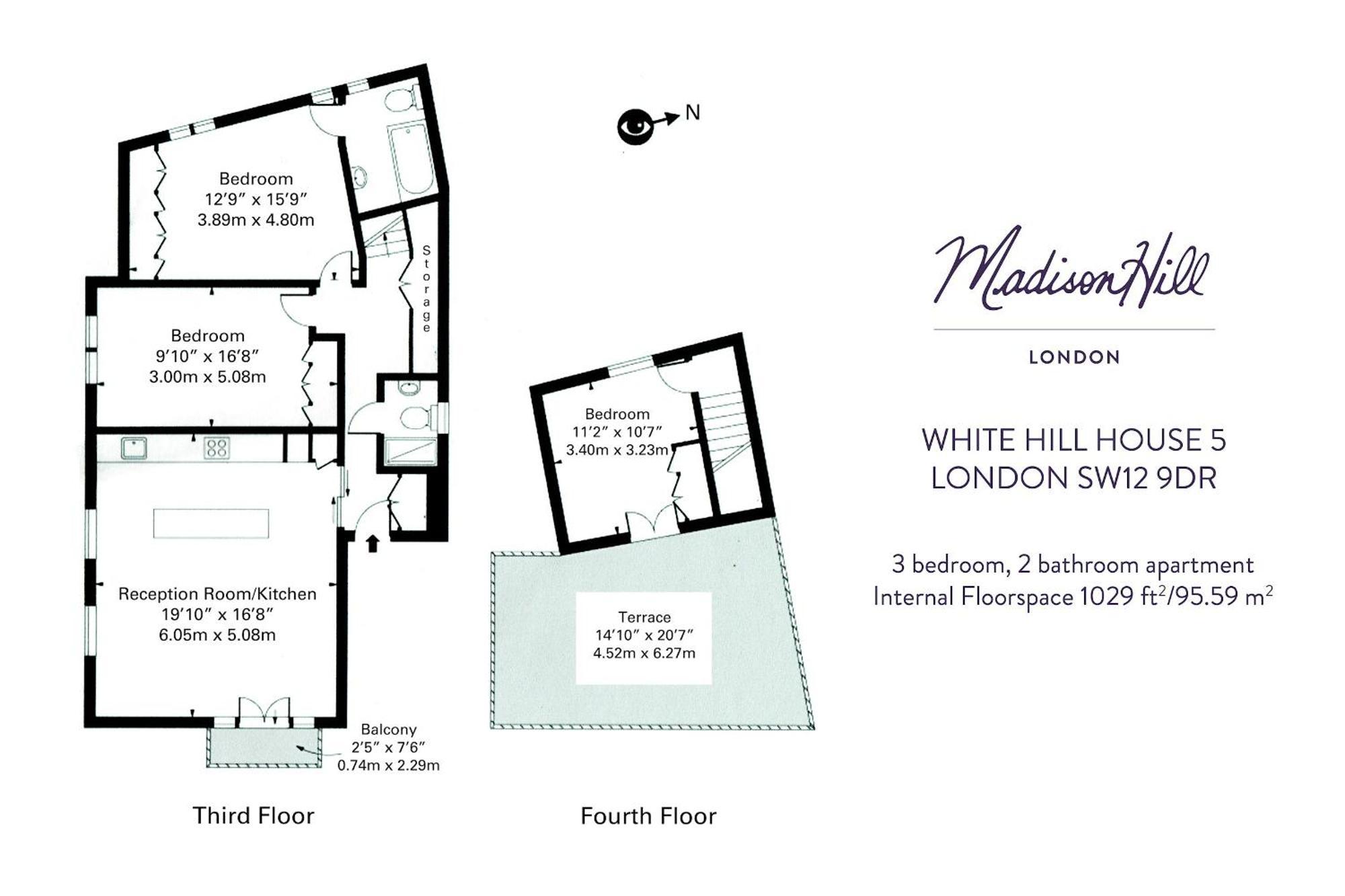 Madison Hill - White Hill House 5 - 3 Bedroom Flat London
