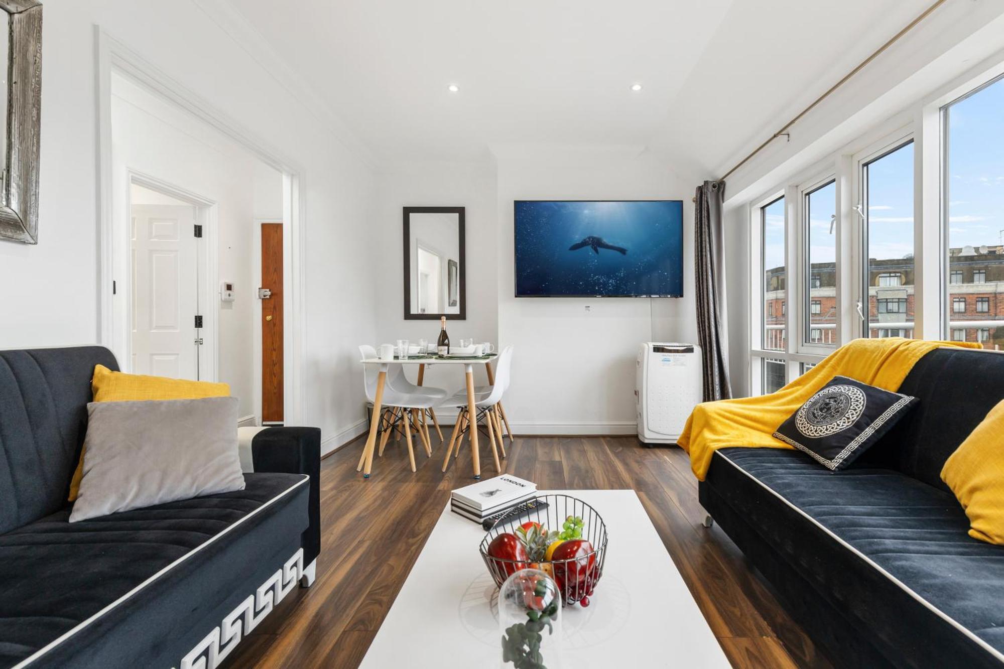 Luxurious 2-bedroom Penthouse In Marble Arch -65gc Leilighet