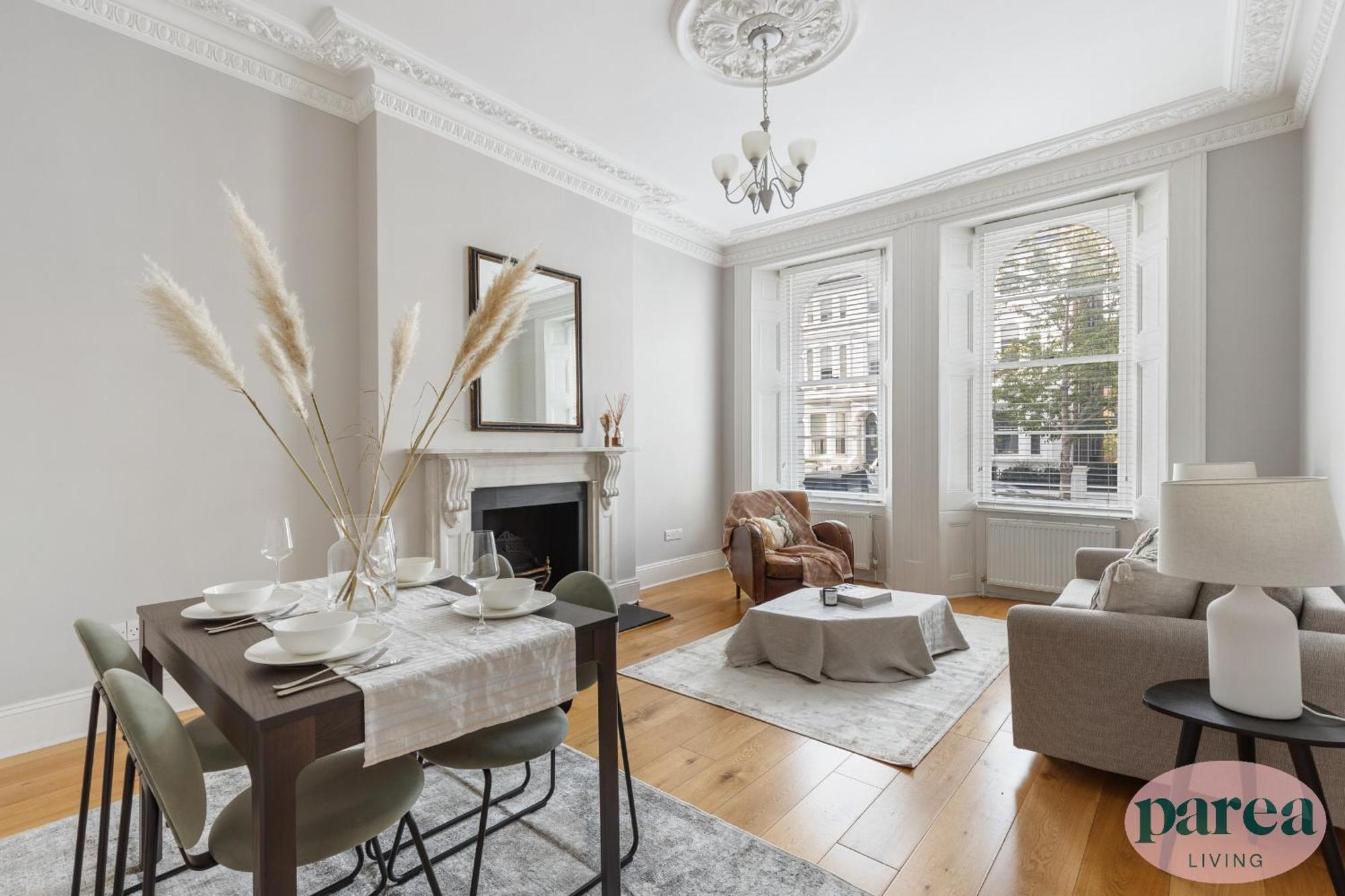 Apartment Parea Living - Notting Hill, Stylish 1-bedroom Flat, Private Gardens, Remote Working
