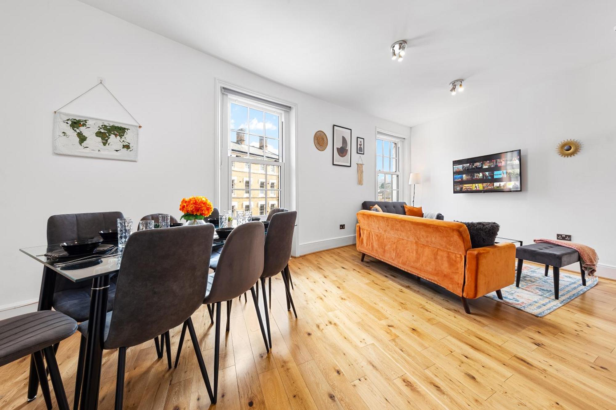 Stylish 3 Bedroom Serviced In Kings Cross Appartamento *