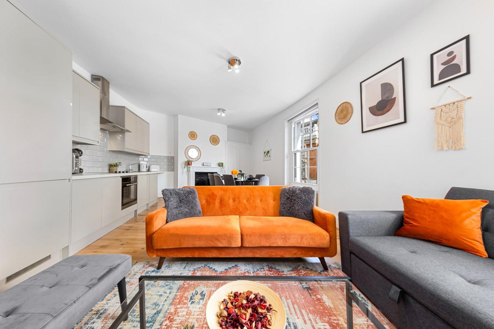 Stylish 3 Bedroom Serviced In Kings Cross Appartamento *