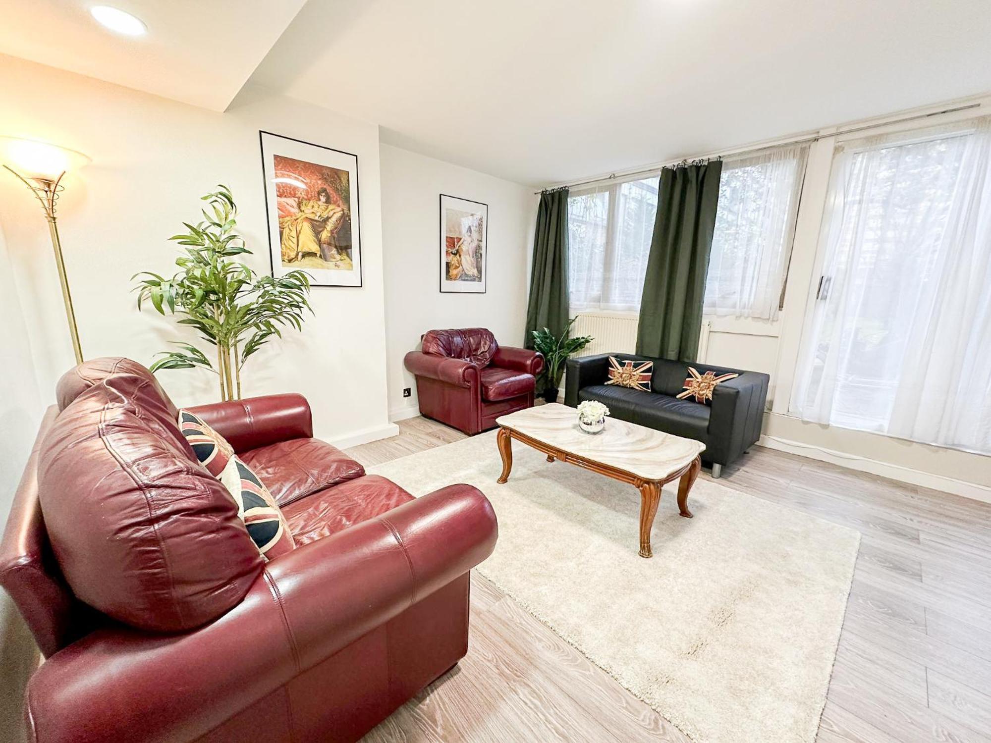 Cosy 3 Bedroom 3 Bathroom Flat With Private Garden- Maida Vale, Near Paddington Lägenhet *